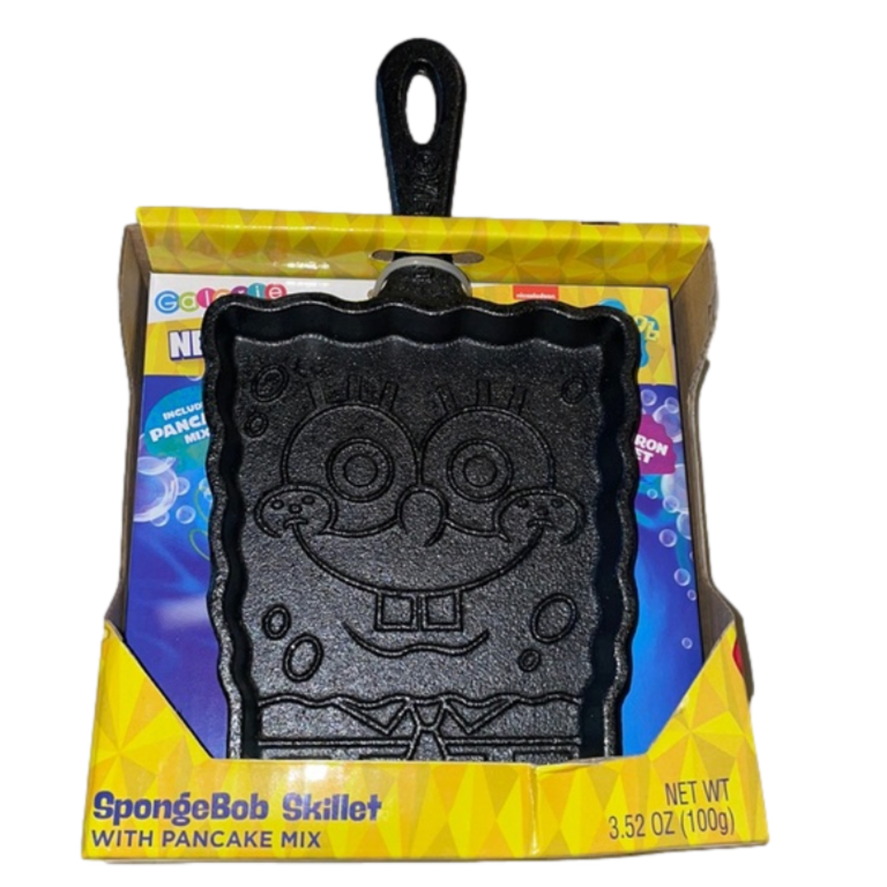 SpongeBob Cast iron pancake skillet NWT